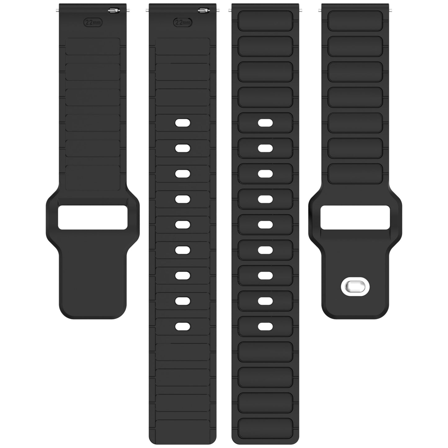 For-Amazfit-20mm-I-Shaped-Silicone-Watch-Band(Orange)