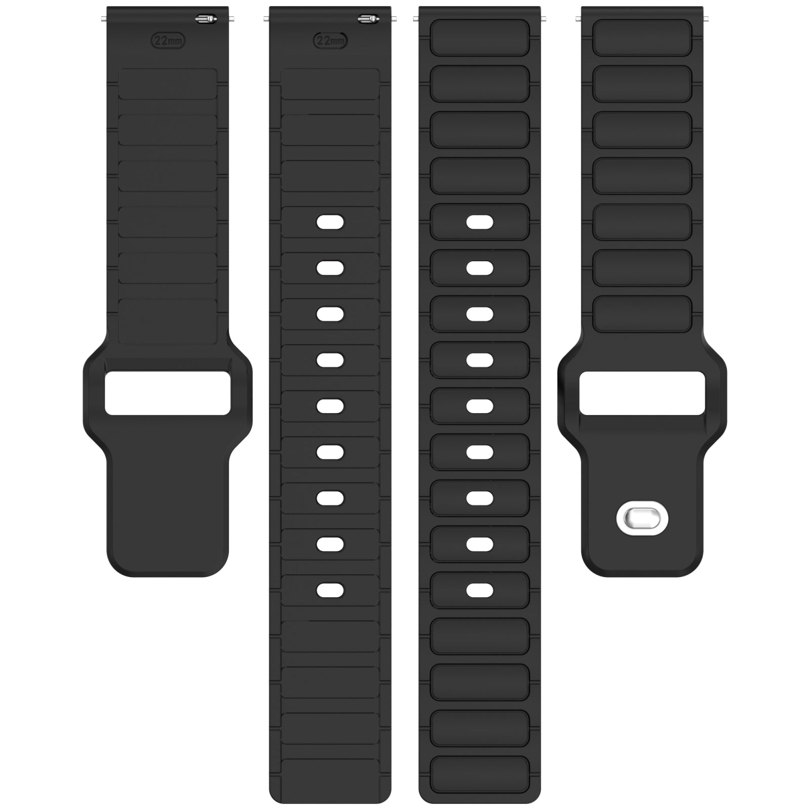 For-Amazfit-20mm-I-Shaped-Silicone-Watch-Band(Orange)