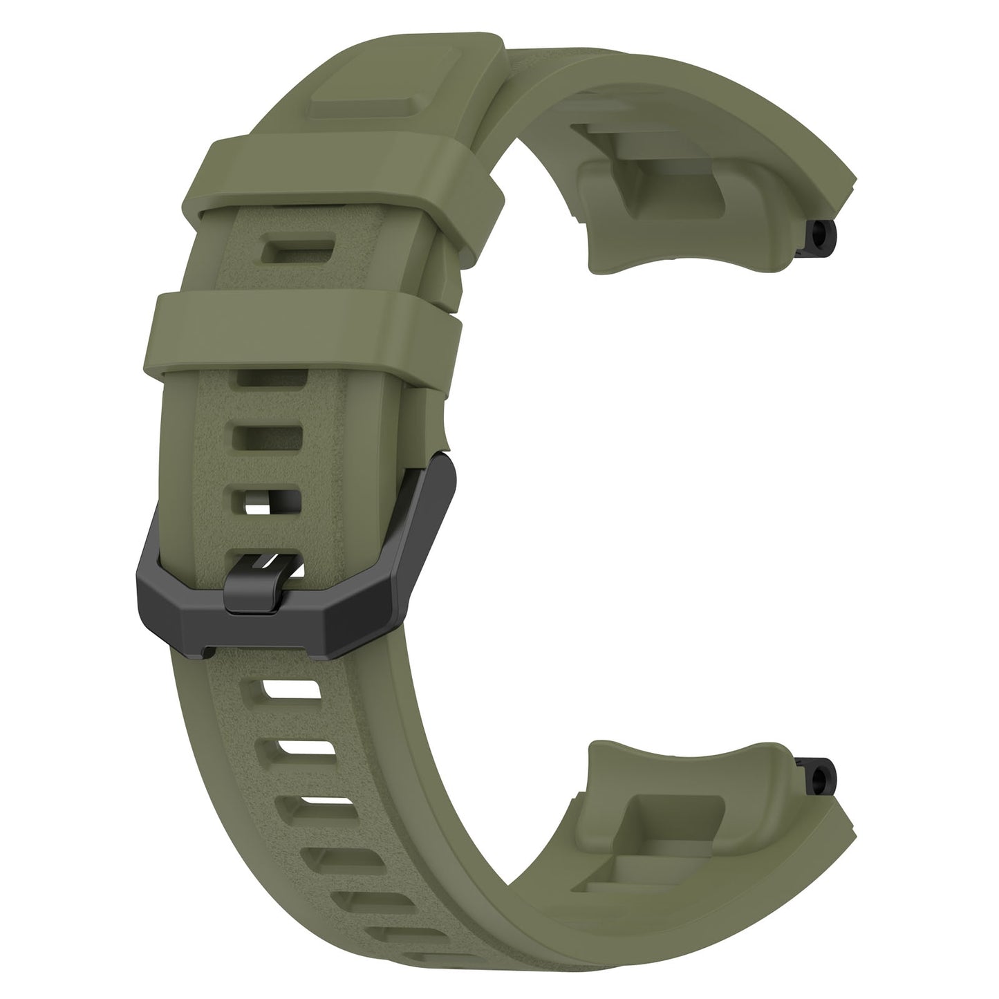 For-Amazfit-Active-Edge-A2212-Solid-Color-Silicone-Watch-Band(Green)