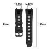 For-Amazfit-Active-Edge-A2212-Solid-Color-Silicone-Watch-Band(Green)