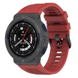 For-Amazfit-Active-Edge-A2212-Solid-Color-Silicone-Watch-Band(Red)