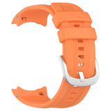 For-Amazfit-Balance-A2286-Vertical-Texture-Silicone-Watch-Band(Orange)