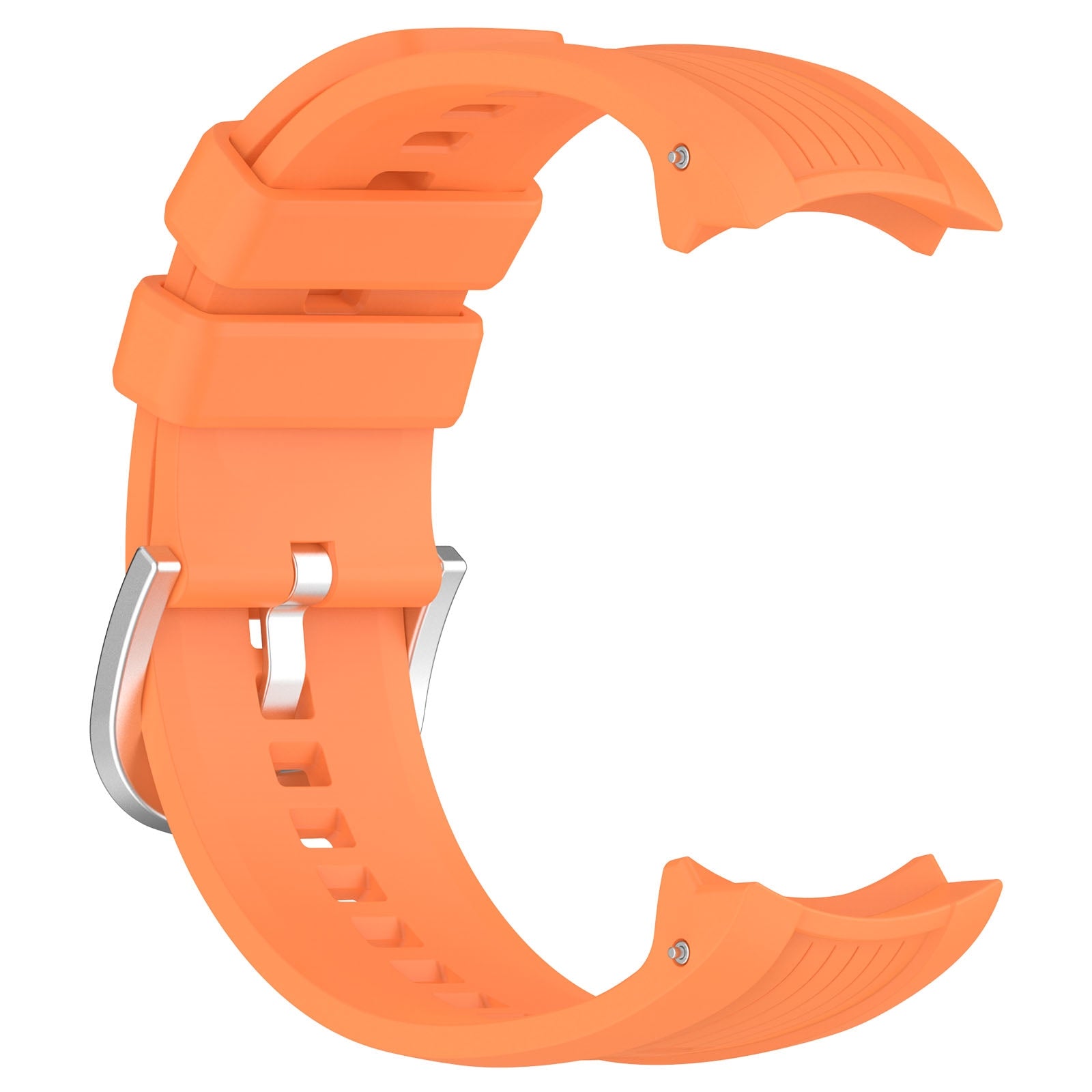 For-Amazfit-Balance-A2286-Vertical-Texture-Silicone-Watch-Band(Orange)