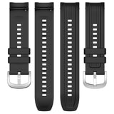 For-Amazfit-Balance-A2286-Vertical-Texture-Silicone-Watch-Band(Orange)