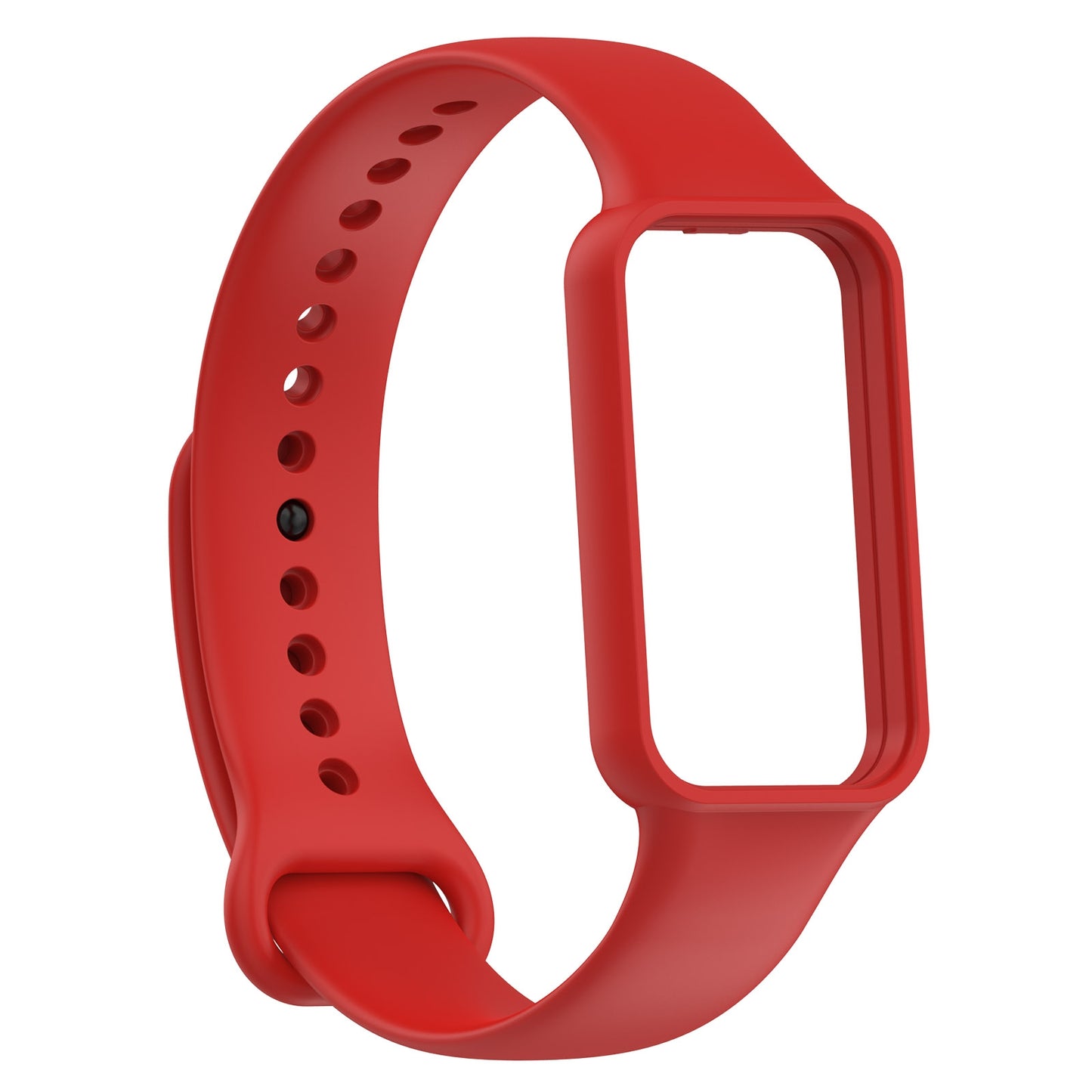 For-Amazfit-Band-7-Silicone-Watch-Band(Red)