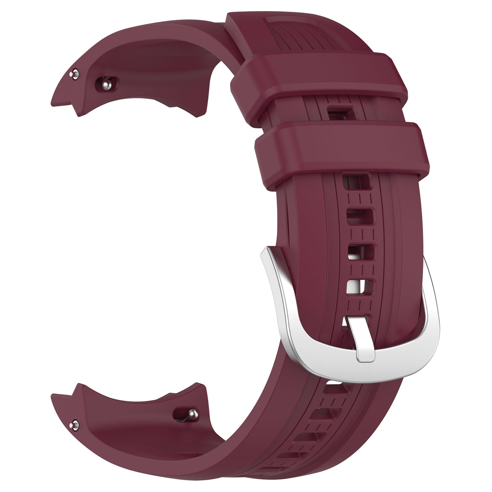 For-Amazfit-Balance-A2286-Vertical-Texture-Silicone-Watch-Band(Wine)