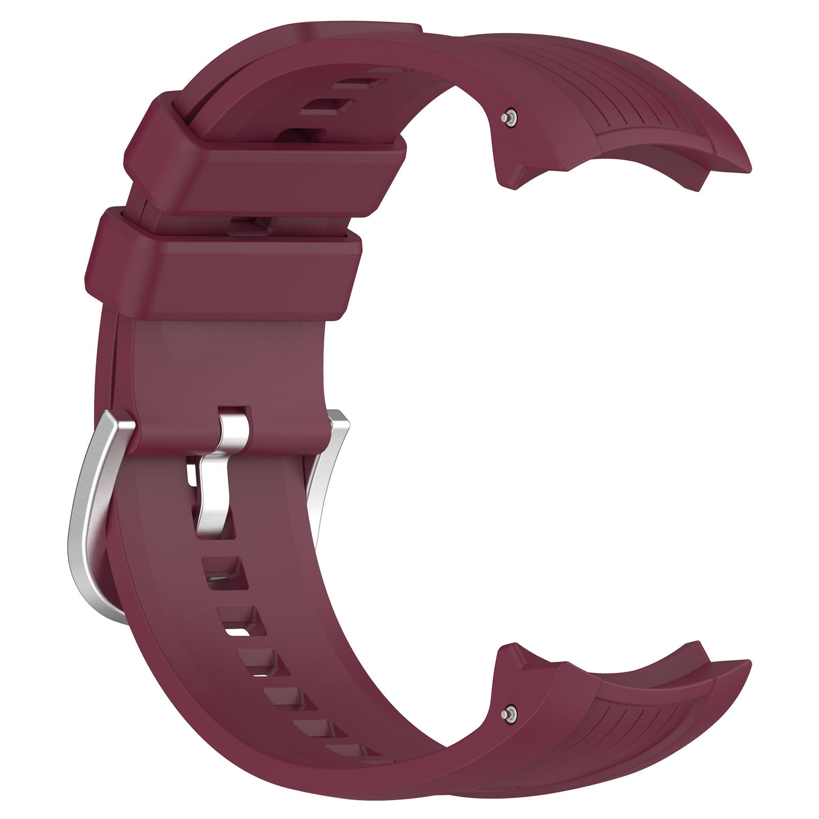 For-Amazfit-Balance-A2286-Vertical-Texture-Silicone-Watch-Band(Wine)