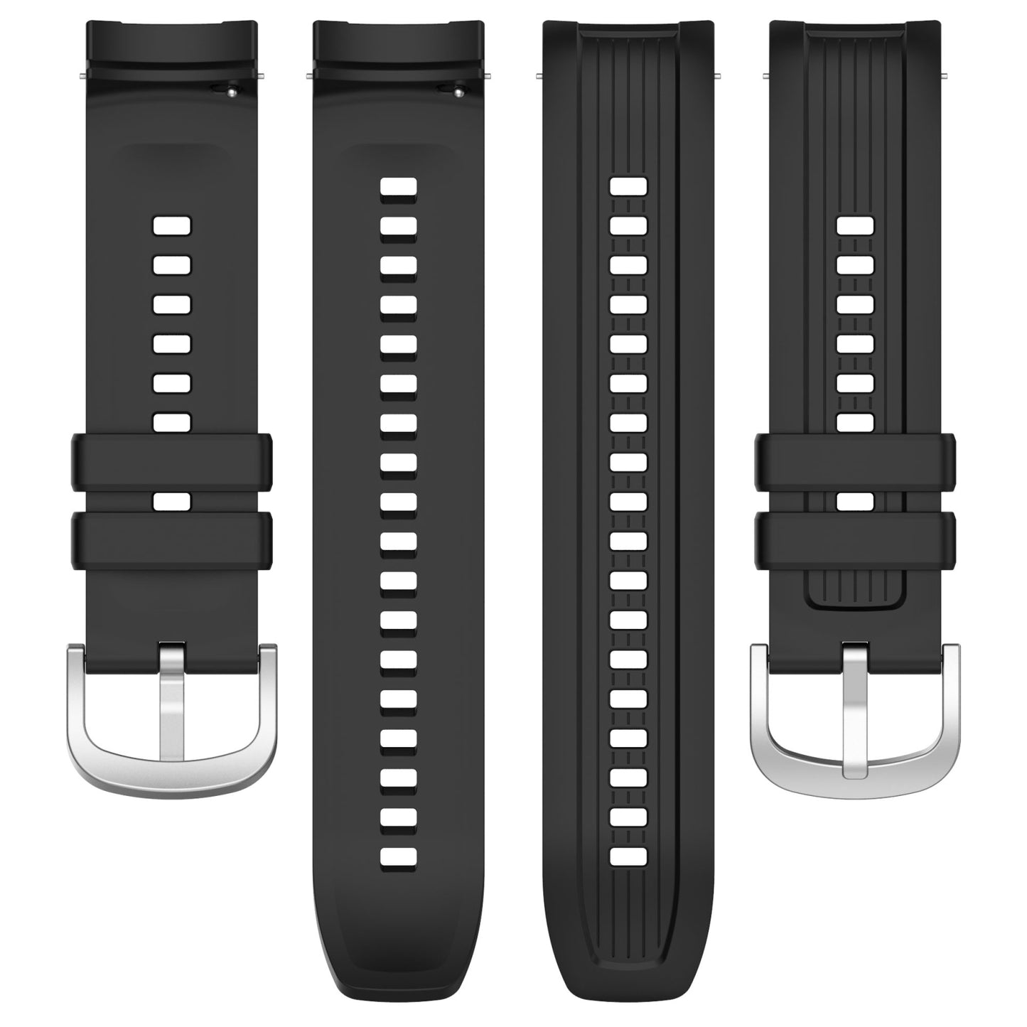 For-Amazfit-Balance-A2286-Vertical-Texture-Silicone-Watch-Band(Wine)