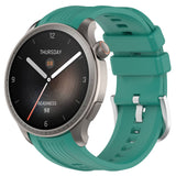 For-Amazfit-Balance-A2286-Vertical-Texture-Silicone-Watch-Band(Green)