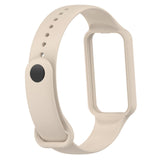 For-Amazfit-Band-7-Silicone-Watch-Band(Ivory-White)