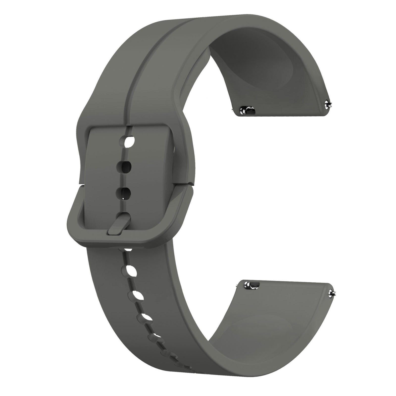 For-Amazfit-GTR-2e-22mm-Loop-Silicone-Watch-Band(Dark-Grey)