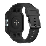 For-Amazfit-GTS-4-/-3-/-2-/-1-Universal-Integrated-Silicone-Watch-Band(Black)