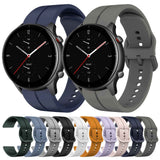 For-Amazfit-GTR-2e-22mm-Loop-Silicone-Watch-Band(Dark-Grey)
