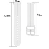 For-Amazfit-GTR-2e-22mm-Loop-Silicone-Watch-Band(Dark-Grey)