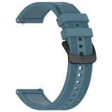 For-Amazfit-GTR-2e-22mm-Textured-Silicone-Solid-Color-Watch-Band(Rock-Cyan)