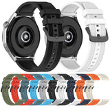 For-Amazfit-GTR-2e-22mm-Textured-Silicone-Solid-Color-Watch-Band(Rock-Cyan)