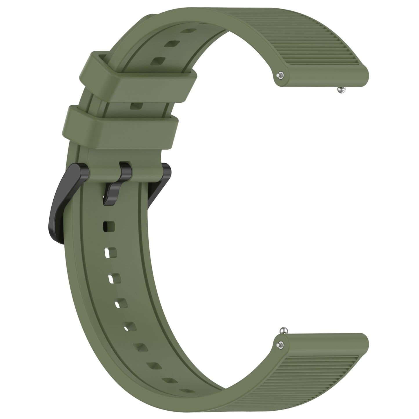 For-Amazfit-GTR-2e-22mm-Textured-Silicone-Solid-Color-Watch-Band(Rock-Cyan)