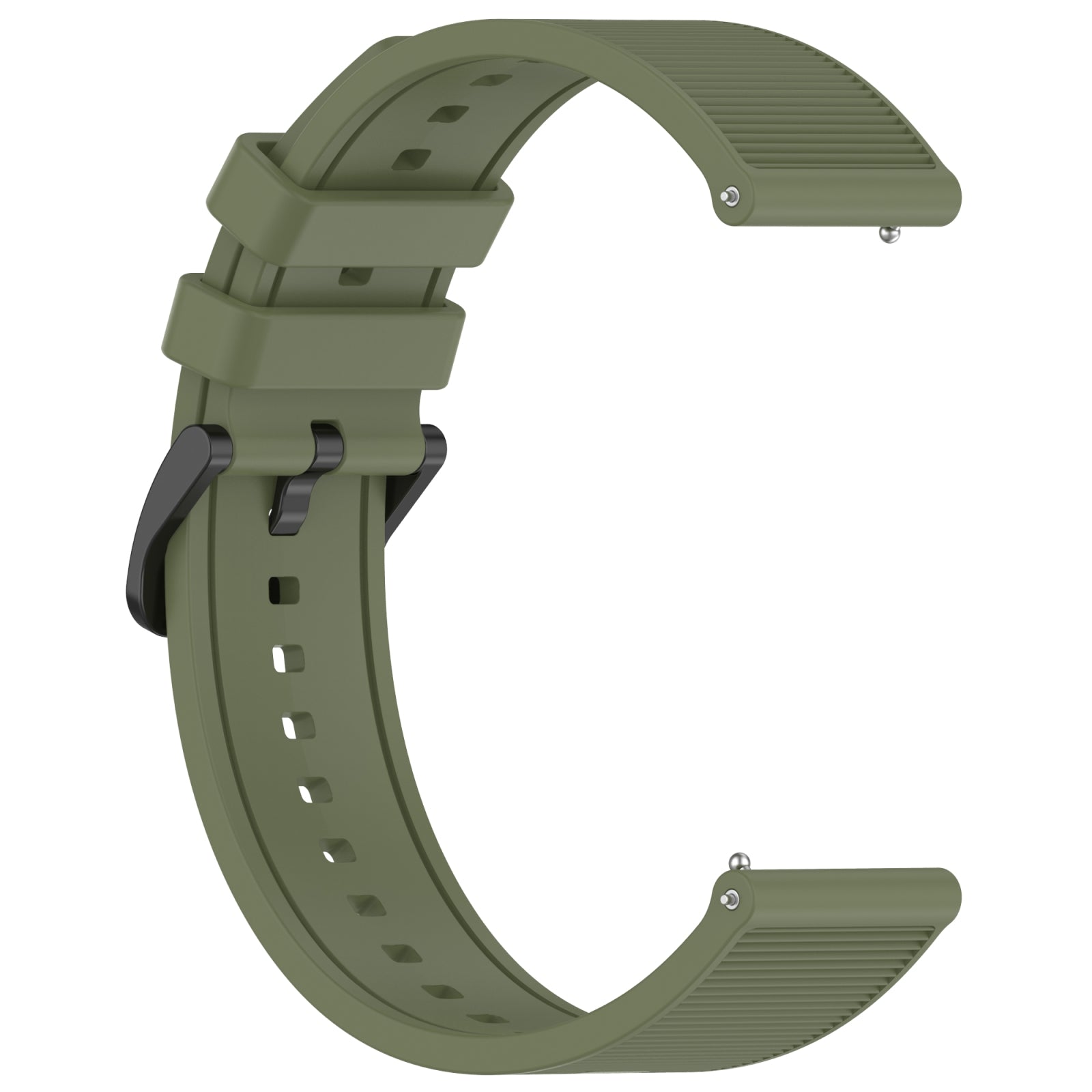 For-Amazfit-GTR-2e-22mm-Textured-Silicone-Solid-Color-Watch-Band(Rock-Cyan)