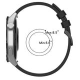 For-Amazfit-GTR-2e-22mm-Textured-Silicone-Solid-Color-Watch-Band(Rock-Cyan)