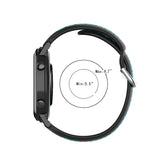 For-Amazfit-GTS-4-20mm-Perforated-Breathable-Sports-Silicone-Watch-Band(Black)