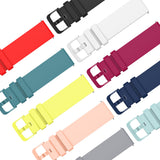 For-Amazfit-GTS-2-Mini-20mm-Solid-Color-Soft-Silicone-Watch-Band(Sapphire-Green)
