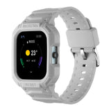For-Amazfit-GTS-4-/-3-/-2-/-1-Universal-Integrated-Silicone-Watch-Band(Light-Gray)