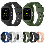For-Amazfit-GTS-4-/-3-/-2-/-1-Universal-Integrated-Silicone-Watch-Band(Light-Gray)