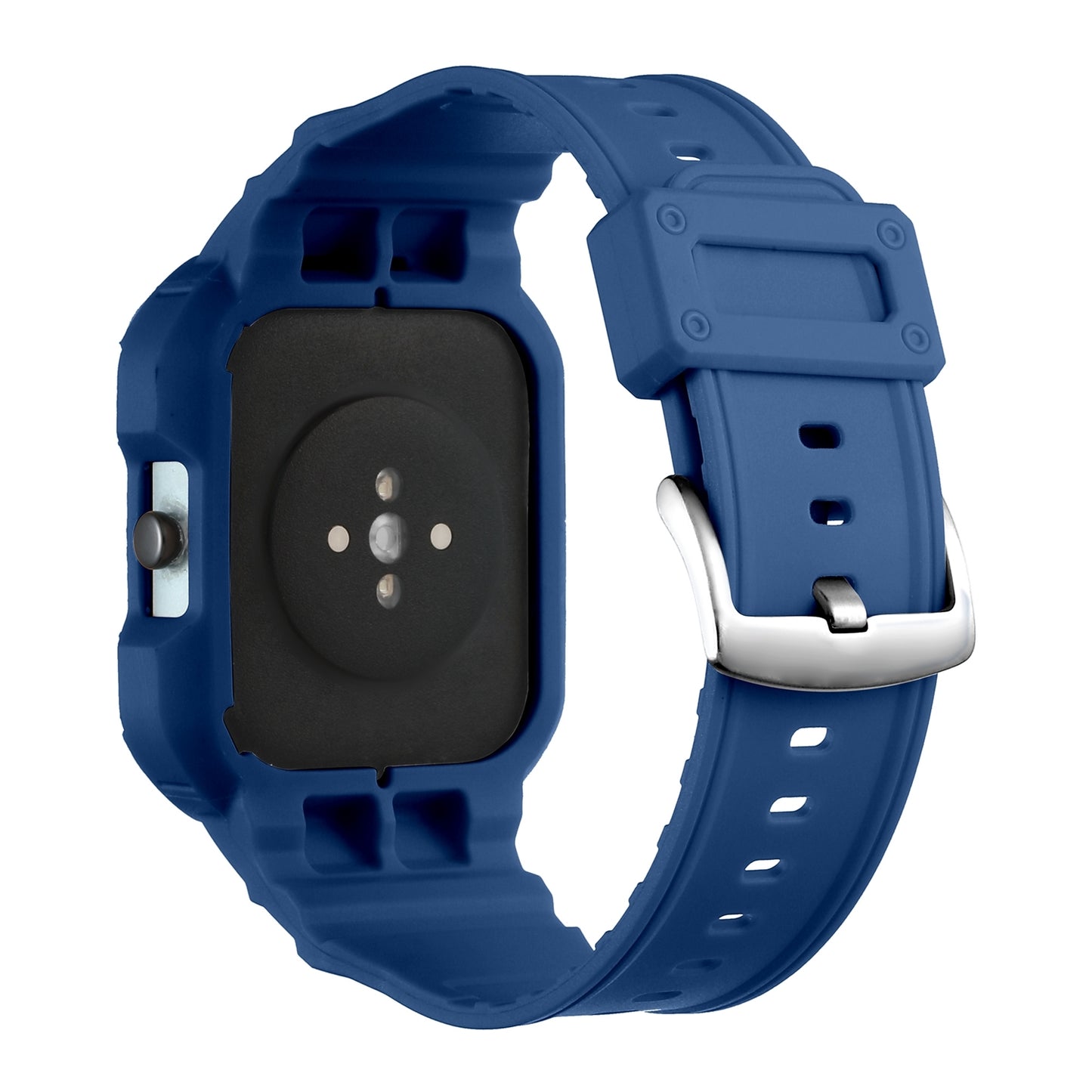 For-Amazfit-GTS-4-/-3-/-2-/-1-Universal-Integrated-Silicone-Watch-Band(Midnight-Blue)