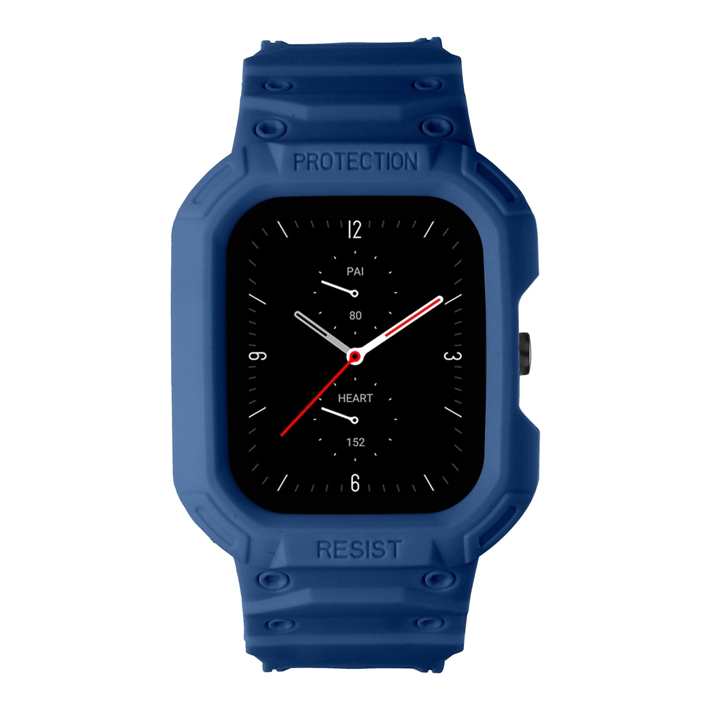 For-Amazfit-GTS-4-/-3-/-2-/-1-Universal-Integrated-Silicone-Watch-Band(Midnight-Blue)