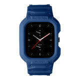 For-Amazfit-GTS-4-/-3-/-2-/-1-Universal-Integrated-Silicone-Watch-Band(Midnight-Blue)