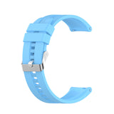For-Amazfit-GTS-2e-/-GTS-2-20mm-Silicone-Watch-Band-with-Silver-Buckle(Sky-Blue)
