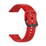 For-Amazfit-GTS4-Mini-Solid-Color-Soft-Silicone-Watch-Band,-Size:S-Size(Red)
