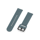 For-Amazfit-GTS4-Mini-Solid-Color-Soft-Silicone-Watch-Band,-Size:Large-Size(Rock-Blue)
