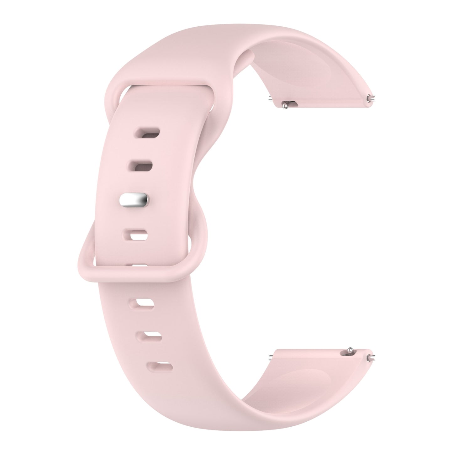 For-Amazfit-GTS-3-20mm-Solid-Color-Silicone-Watch-Band(Pink)