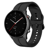 For-Amazfit-GTR-2e-22mm-Loop-Silicone-Watch-Band(Black)