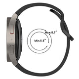 For-Amazfit-GTR-2e-22mm-Loop-Silicone-Watch-Band(Black)