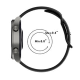 For-Amazfit-Stratos-2-22mm-Silicone-Solid-Color-Watch-Band(Green)