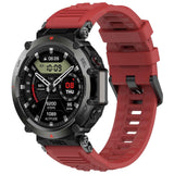 For-Amazfit-T-Rex-Ultra-Silicone-Sports-Watch-Band(Red)