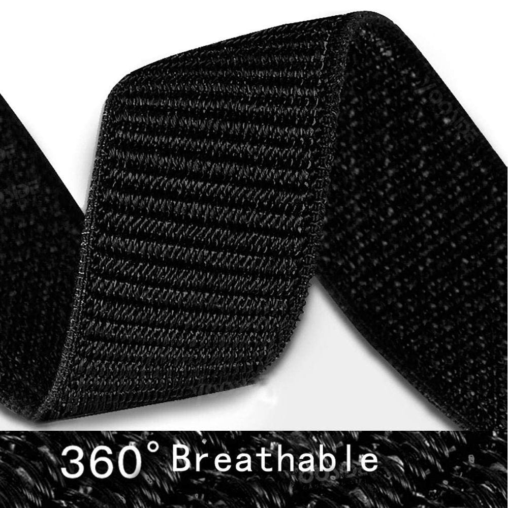 For-Amazfit-T-Rex-/-T-Rex-Pro-/-Ares-Nylon-Loop-Watch-Band(Official-Black)