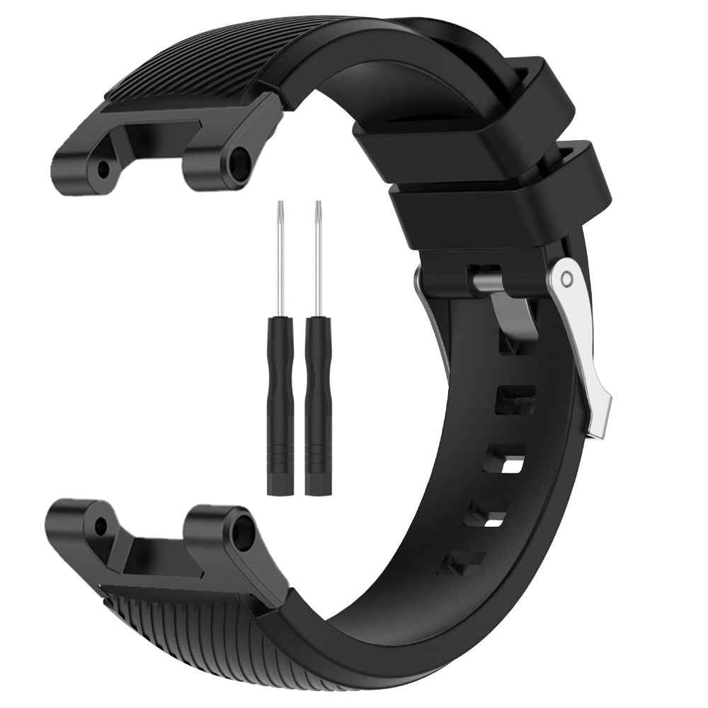 For-Amazfit-T-Rex-/-T-Rex-Pro-/-Ares-Twill-Silicone-Watch-Band(Black)
