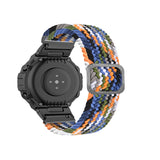 For-Amazfit-T-Rex-/-T-Rex-Pro-/-Ares-Adjustable-Buckle-Braided-Nylon-Watch-Band(Colorful)