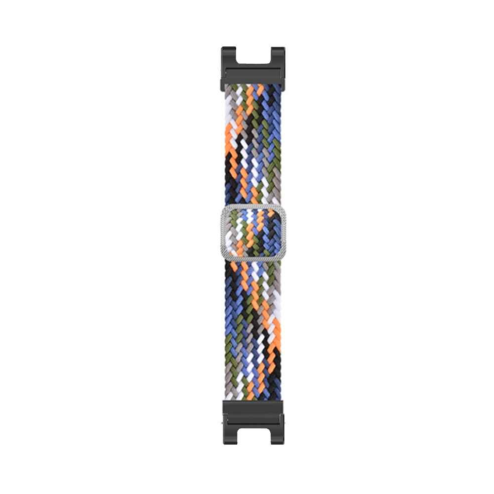 For-Amazfit-T-Rex-/-T-Rex-Pro-/-Ares-Adjustable-Buckle-Braided-Nylon-Watch-Band(Colorful)