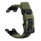 For Amazfit T-Rex / T-Rex Pro / Ares Leather Nylon Watch Band(Green)