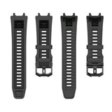 For-Amazfit-T-Rex-2-Silicone-Leisure-Watch-Band(Black)