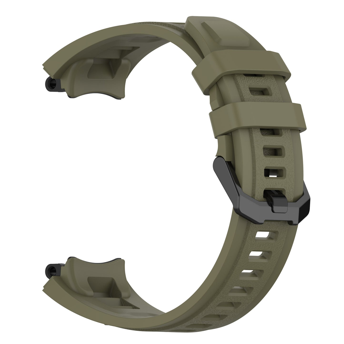 For-Amazfit-T-Rex-2-Silicone-Leisure-Watch-Band(Jungle-Green)