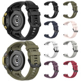For-Amazfit-T-Rex-2-Silicone-Leisure-Watch-Band(Rock-Gray)