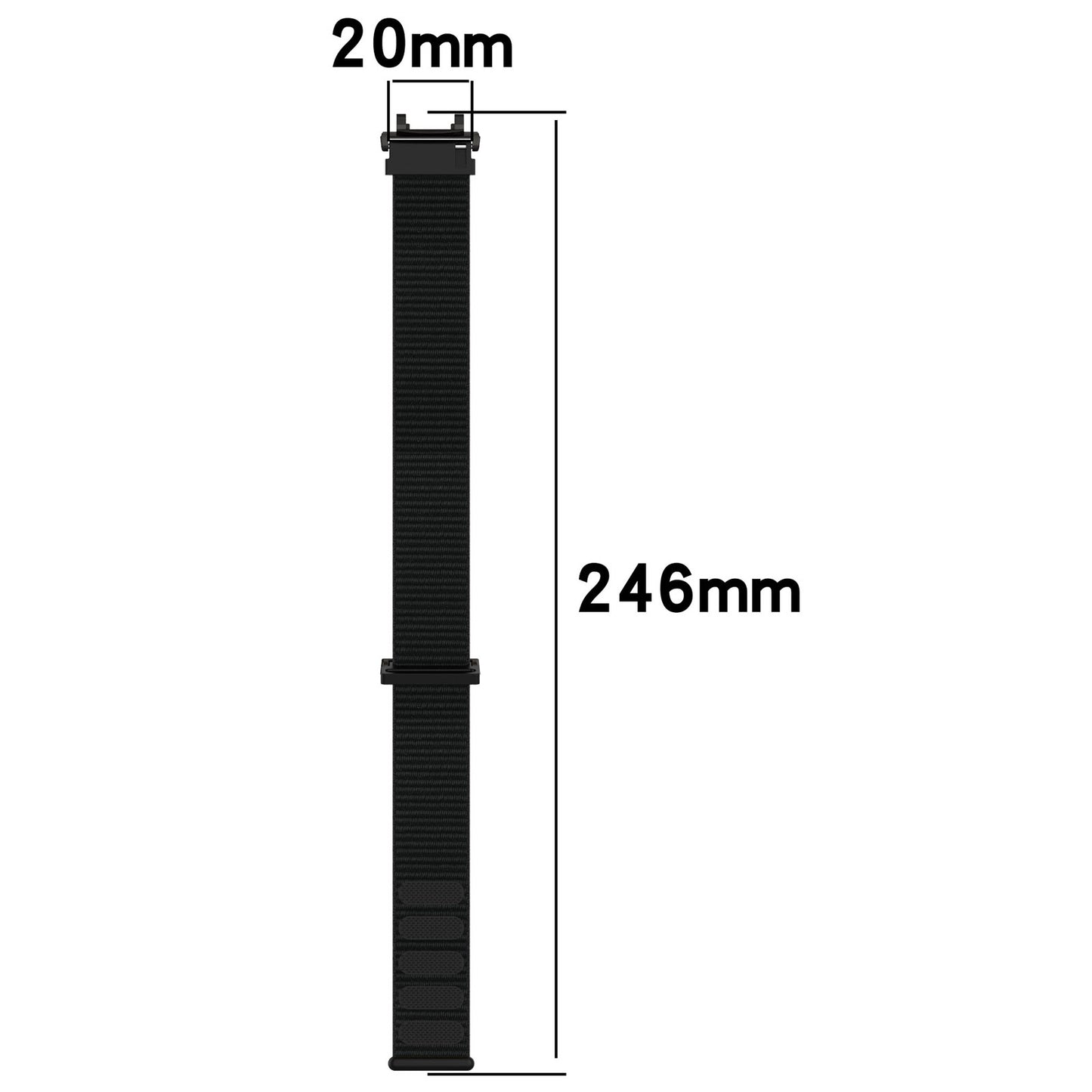 For-Amazfit-T-Rex2-Nylon-Loop-Buckle-Watch-Band(Powder-Sand)