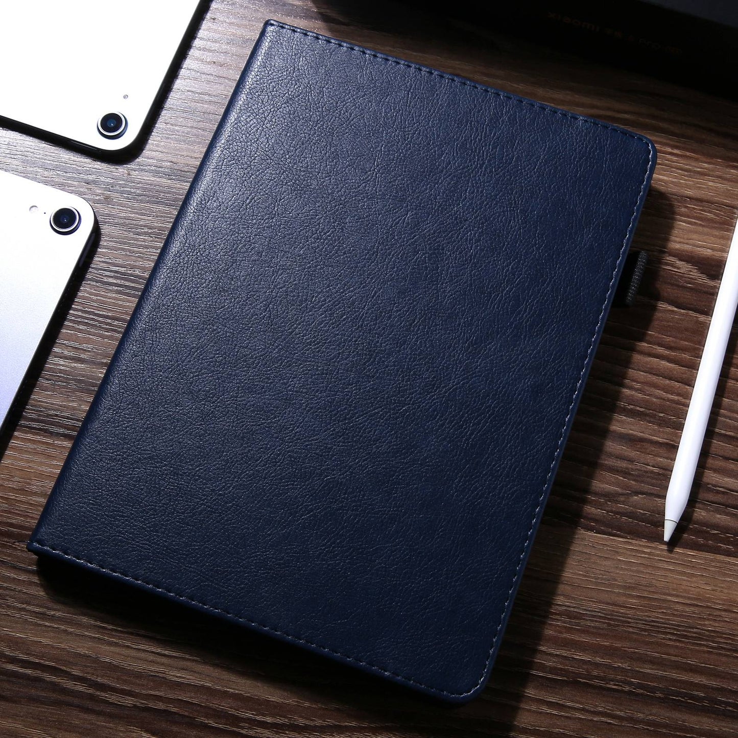 For-Amazon-Kindle-Fire-HD10-2021/2023-Extraordinary-Series-Smart-Leather-Tablet-Case(Royal-Blue)