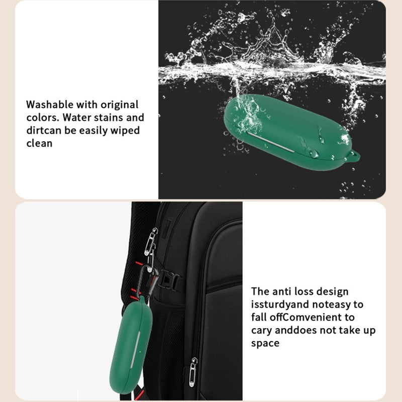 For-Anker-Soundcore-V20i-Wireless-Earphone-Silicone-Protective-Case(Black)
