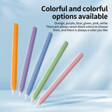 For-Apple-Pencil-(USB-C)-Solid-Color-Silicone-Protective-Case(White)
